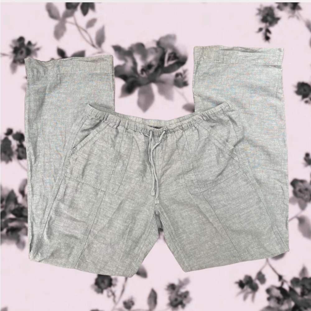 Gray Linen Pants